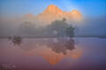 Foggy Reflection in Garden of the Gods