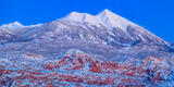 Twilight in the La Sal Mountains (Panorama)
