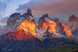 Cuernos Alpenglow