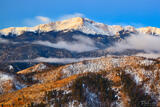 Predawn Clouds & Pikes Peak in Pastel