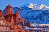 Fisher Towers and the La Sal Mountains