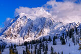 Clearing Clouds at Mount Shuksan
