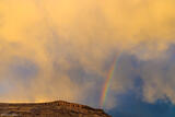 Sunset Rainbow over North Table Mountain