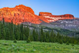 Alpenglow Sunset on Redcliff & Coxcomb