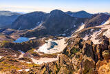 Mount Ida Summit View with Rock Outcrop