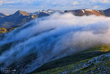 Fog Spilling Out of Forest Canyon #1