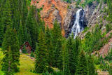 Waterfall & Cabin
