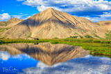 Symmetrical Reflection of Huron Peak