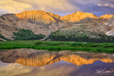 Unnamed Peaks Reflected in Harrison Flat