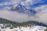 Bear Mountain Clouds & Fresh Snow #1
