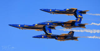 Blue Angels in Tight Formation