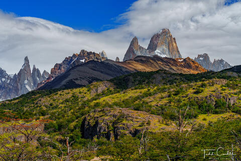 Cerro Torre & Fitzroy from Mirador Torre