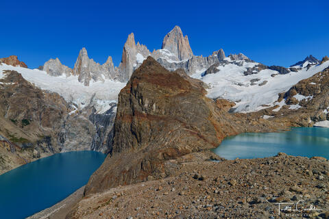 Laguna Sucia & Lago de los Tres below Monte Fitzroy