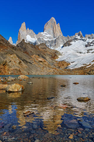Fitzroy Reflection in Lago de los Tres