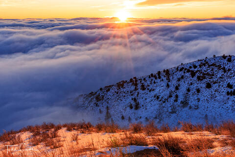 Sunrise Above the Clouds