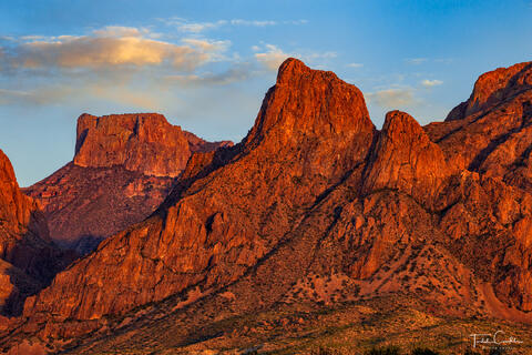 Sunset On the Chisos Mountains