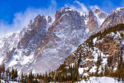 Flattop Mountain Spindrift