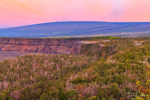 Mauna Loa from Kilauea