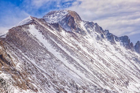 Longs Peak Rises Above Glacier Gorge