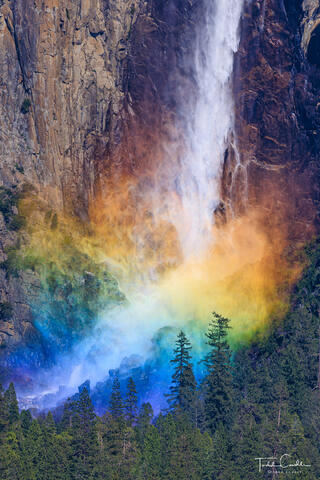 Bridalveil Rainbow Falls #1