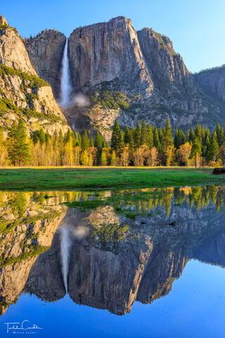 Yosemite Falls Reflection