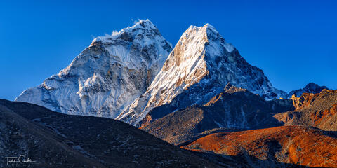 Ama Dablam Morning (panorama)