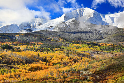 A Clash of Seasons on Mount Sopris