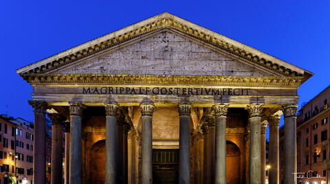 The Pantheon at Night