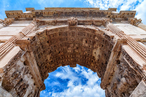 Arch of Titus from Below
