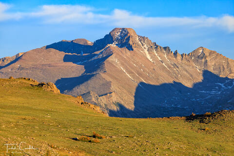 Evening Light on Longs Peak