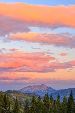 Paradise Divide Sunset (vertical)