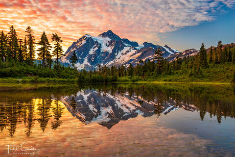 Picture Lake Sunrise