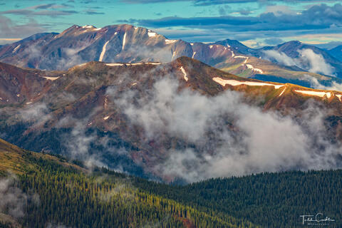 Clouds Hover Below the Tenmile Range