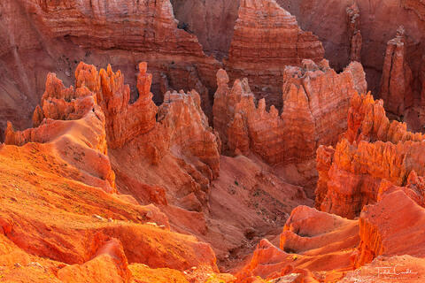 a photo of hoodoos at cedar breaks in utah
