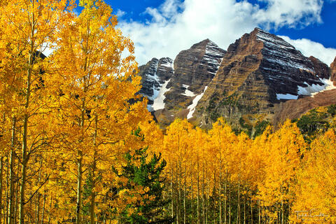 Maroon Bells Autumn Aspen Frame