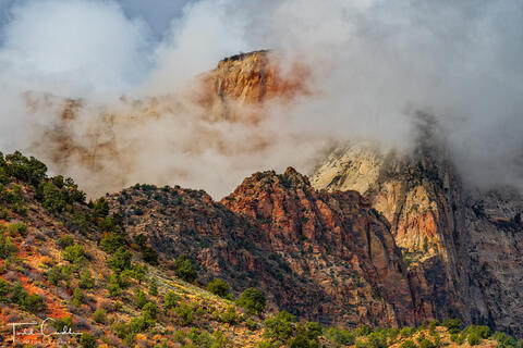 Clouds Clearing at Towers of the Virgin