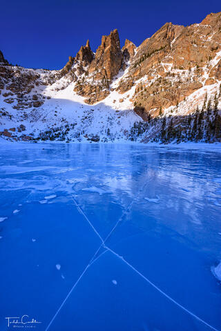 Frozen Emerald Lake