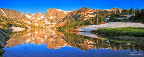 Lake Isabelle Reflection Panoramic