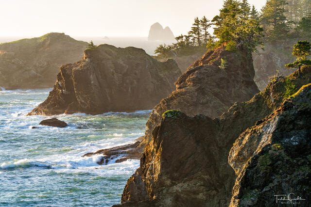 a photo of thunder rock cove in oregon