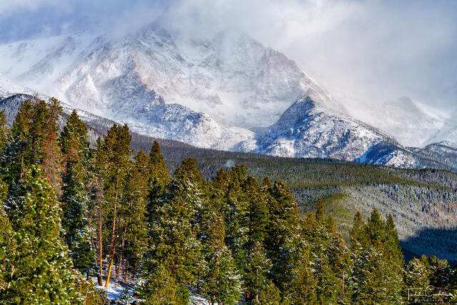 Clearing Snowstorm on Ypsilon Mountain