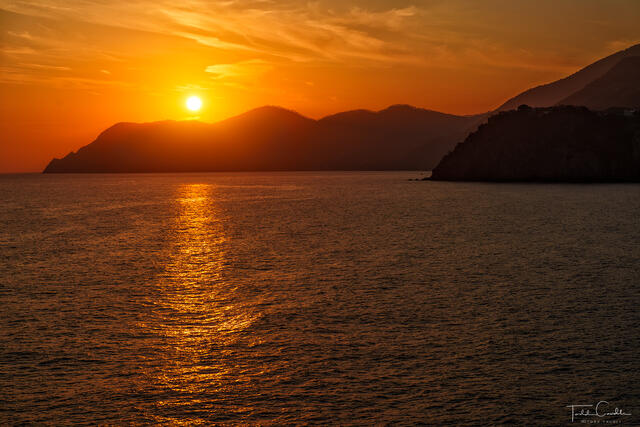 Manarola Sunset Seascape