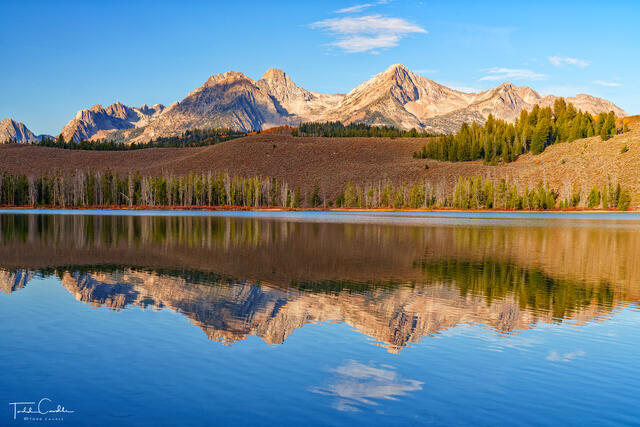 Morning at Little Redfish Lake