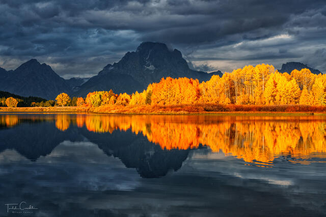 Dramatic Sunrise at Oxbow Bend