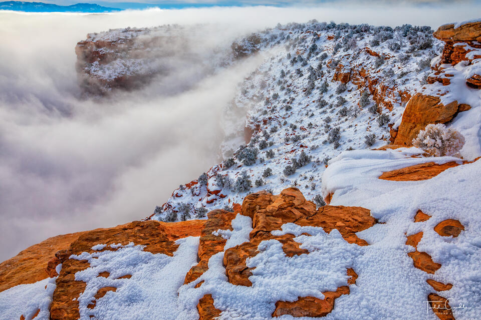 Buck Canyon Overlook Inversion #4 print