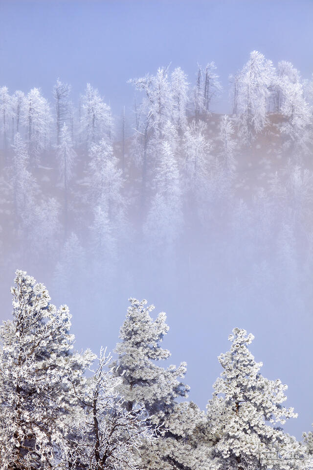 More Stacked Ridges & Fog print