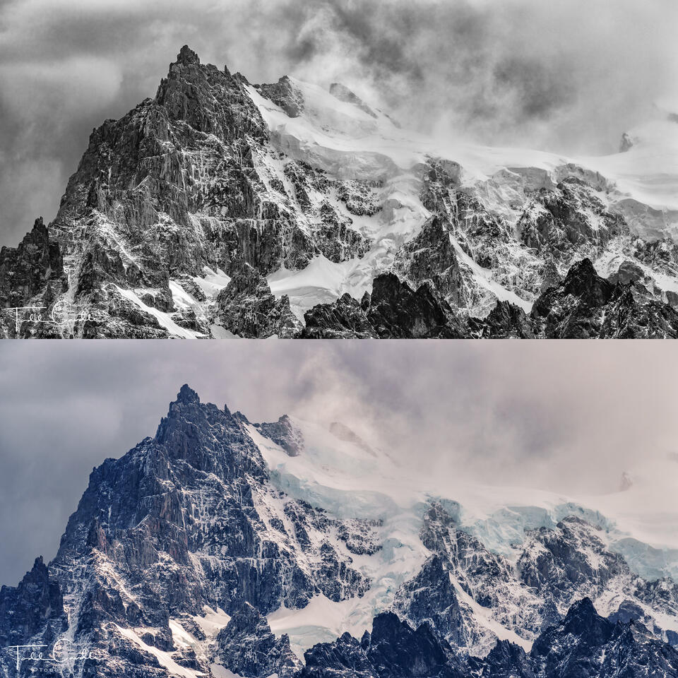 Paine Grande Clouds (panorama) print