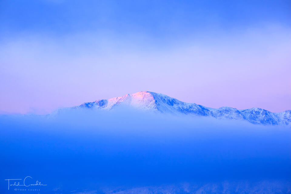 Pastel Pikes Peak print