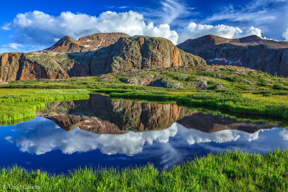 White Dome Reflection print