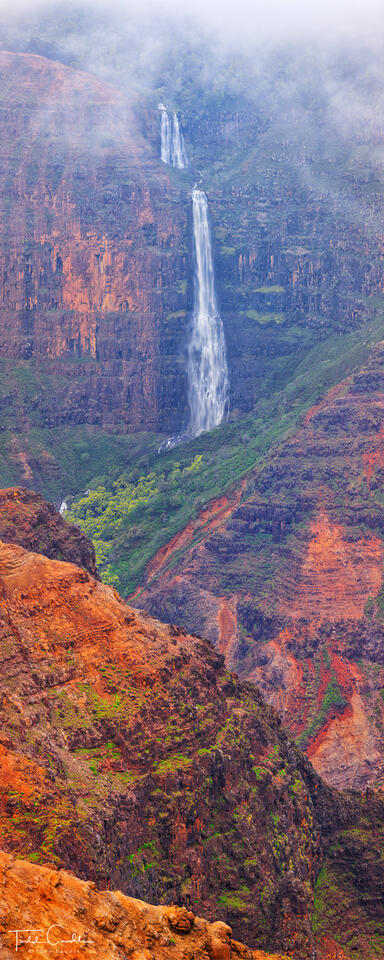 Waipo'o Falls Panoramic print