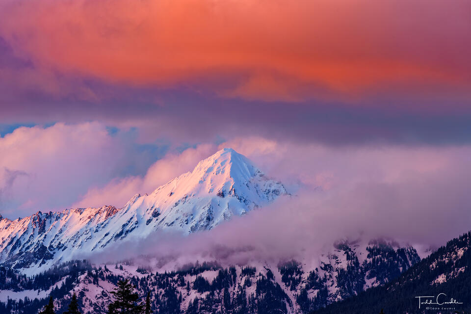 Mount Larrabee Sunset print
